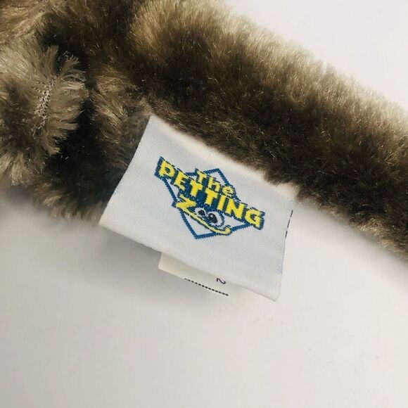 vtg 1994 the petting zoo sting ray manta ray gray silver fur 13 inch plush - Picture 6 of 11